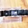 Bracelet Obsidienne Oeil Céleste perles bambou