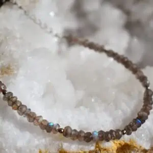 Bracelet Labradorite Perles Facetées