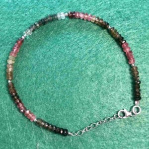 Bracelet tourmaline multicolore