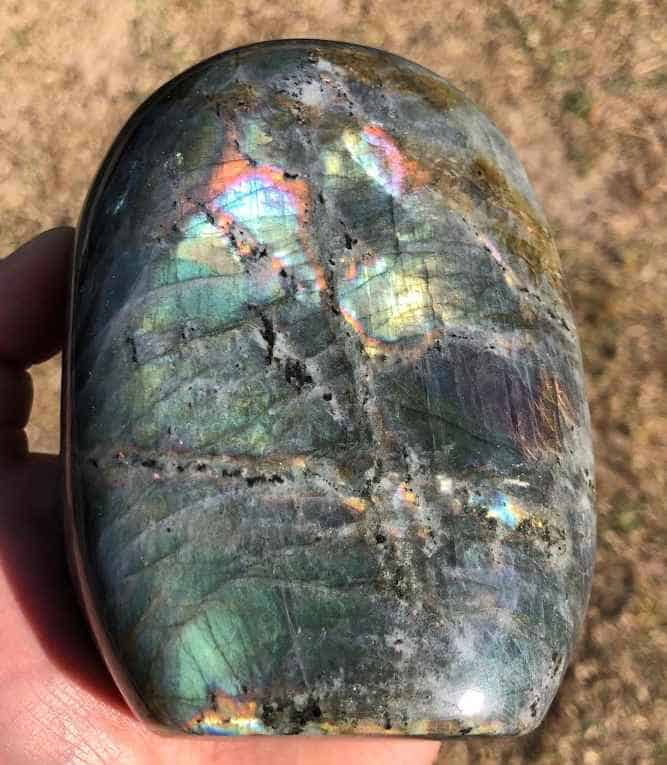 Labradorite forme libre qualité AA 1092g-verso