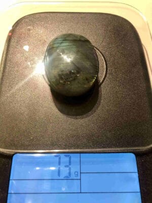 Galet Labradorite Qualité AAA 73g – Image 3