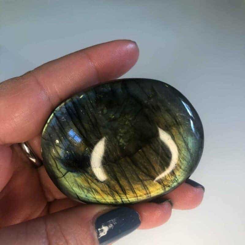 Galet Labradorite Qualité AAA 75g – Image 2