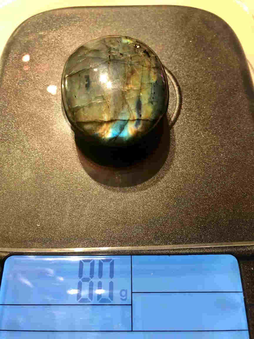 Galet Labradorite Qualité AAA 80g – Image 3