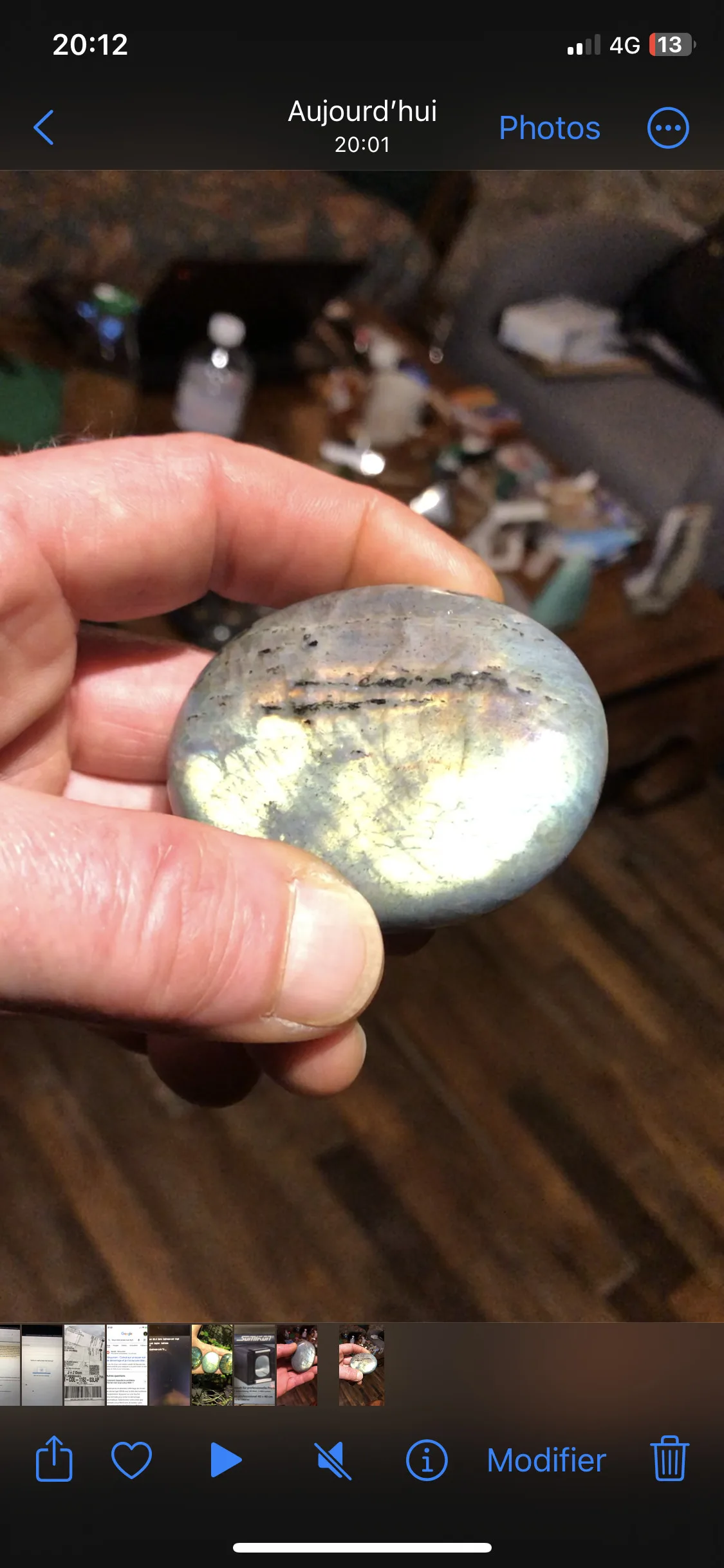 Labradorite Madagascar AAA 97g - Reflets de Feu et Bronze