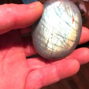 abradorite Madagascar AAA 97g - Reflets de Feu et Bronze