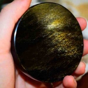Plateau Obsidienne dorée