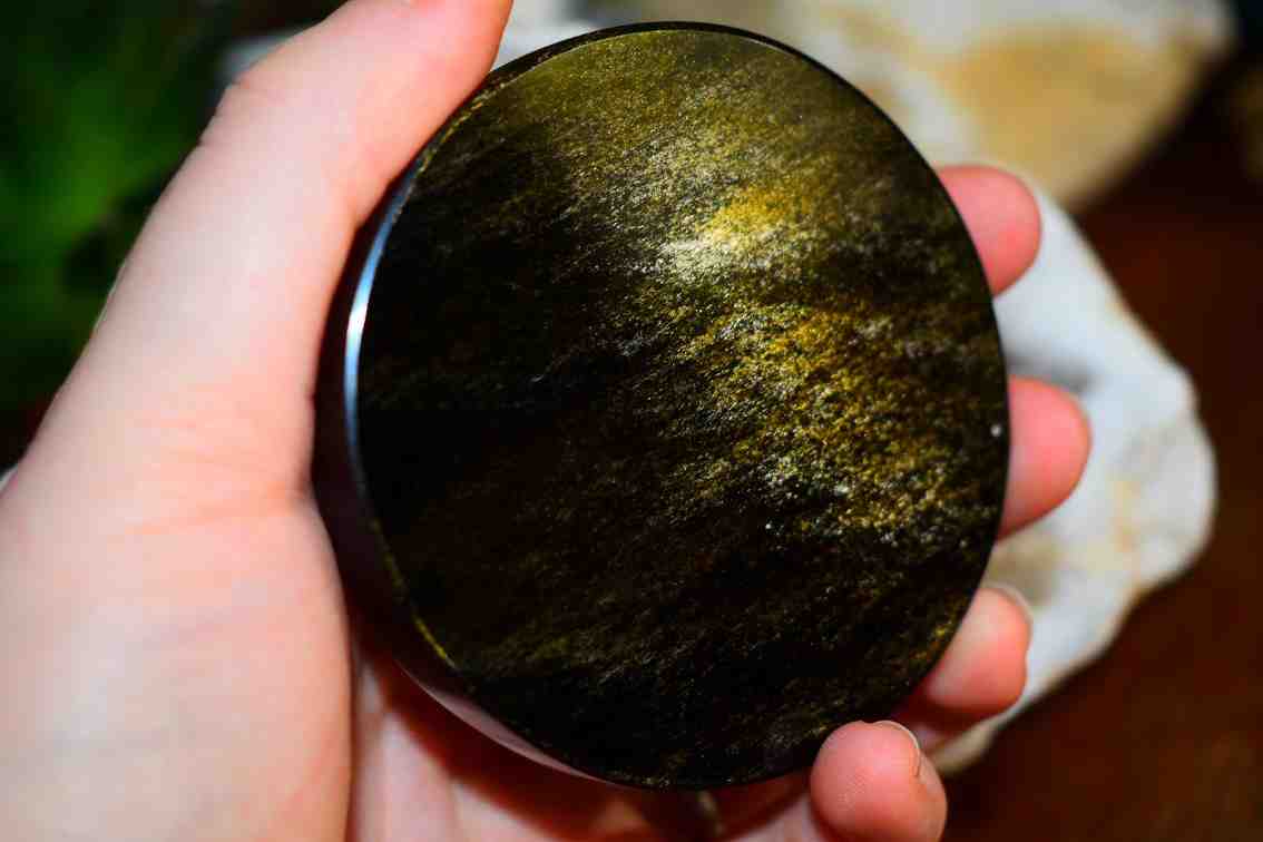 Plateau Obsidienne dorée