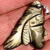 Pendentif Apache Obsidienne dorée