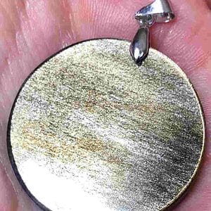 Pendentif Dragon Obsidienne dorée